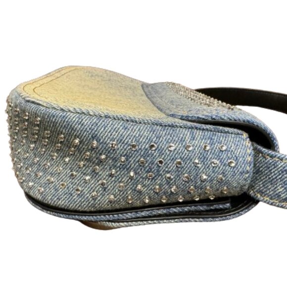 Diesel 1DR crystal-embellished Bag - Blue Denim - Picture 9 of 14